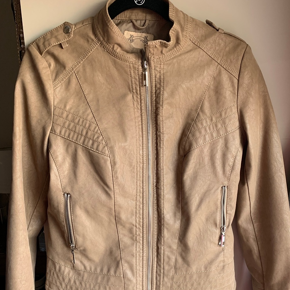 Moto Vegan Leather Jacket